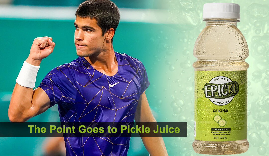 Pickle Juice Hydration Benefits Help Tennis Star Carlos Alcaraz Beat the Heat, and Muscle Cramps, at Wimbledon
