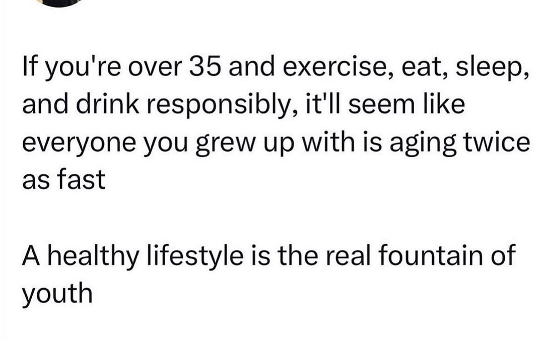 I turn 30 today, so not 35 yet but I’m getting there and I’ll still take this advice from @mountain_strength_and_fitness…