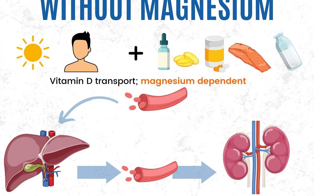 Is your Vitamin D supplement ACTUALLY effective? 🤔 Your body uses magnesium to metabolize vitamin D, then convert it to…