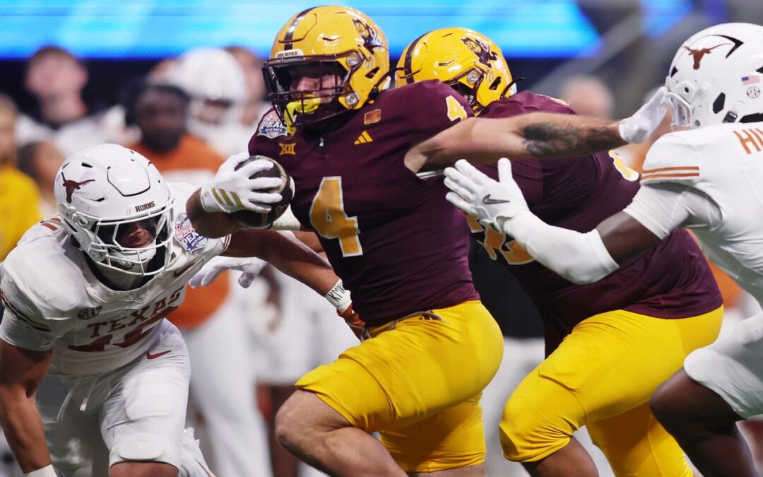 Arizona State RB Cam Skattebo forces OT despite ‘vomiting profusely’ in loss to Texas