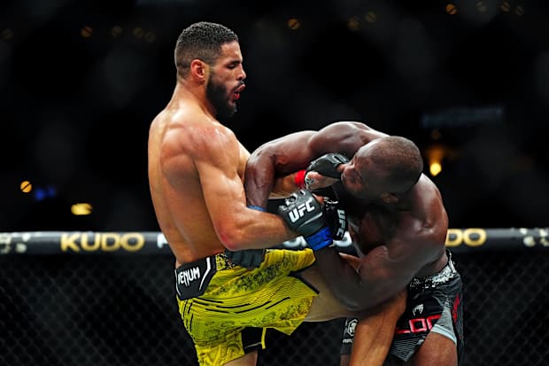 Gabriel Bonfim fights Ange Loosa  during UFC Fight Night at Ball Arena.