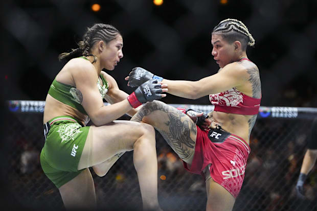 Yazmin Jauregui fights Ketlen Souza during Riyadh Season Noche UFC 306 at Sphere.