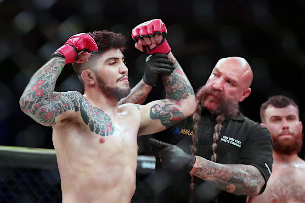 Dillon Danis after his win over Max Humphrey at Bellator 222 at Madison Square Garden.