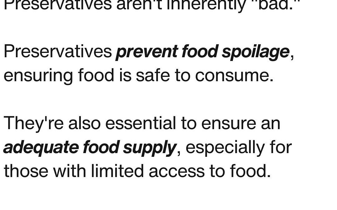 A lot of people assume preservatives are “bad” because most modern-day preservatives are man-made and have long, scienti…