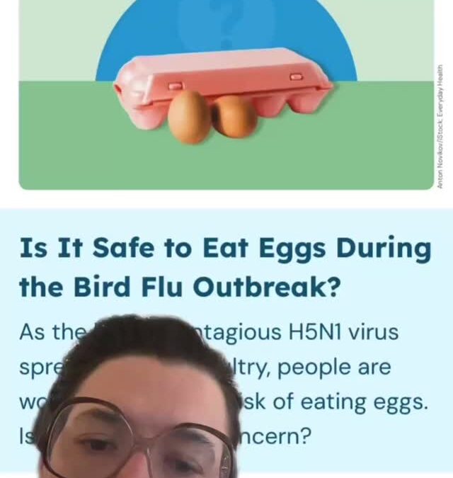 As the highly contagious bird flu virus spreads among poultry, people are worrying about the risk of eating eggs. Is the…