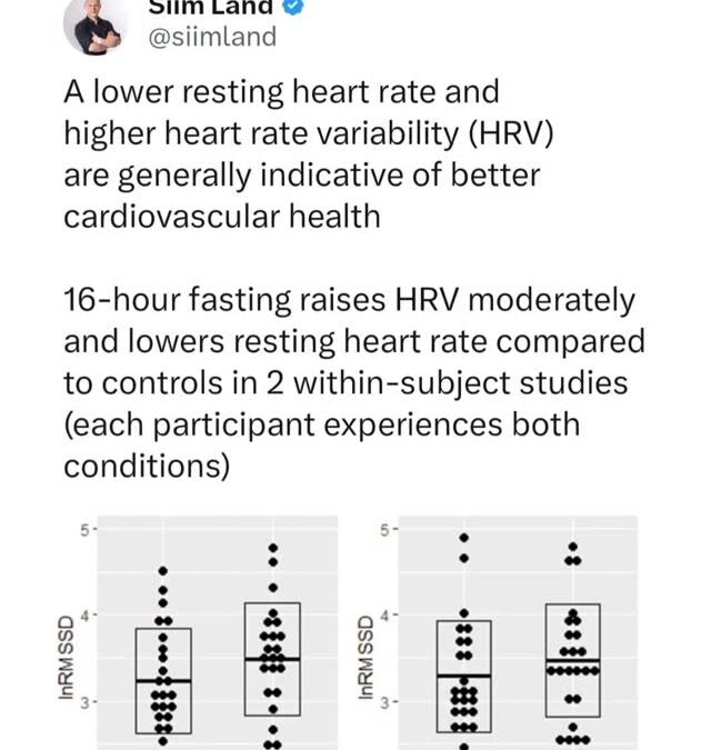 Low heart rate % high HRV = good heart health and cardiovascular fitness High HRV also indicates more parasympathetic to…