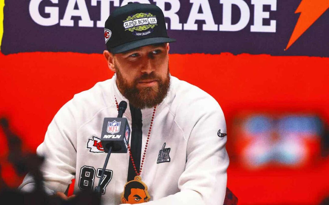 Travis Kelce on his future: ‘Hopefully [I’m] still playing football’ in 3 years