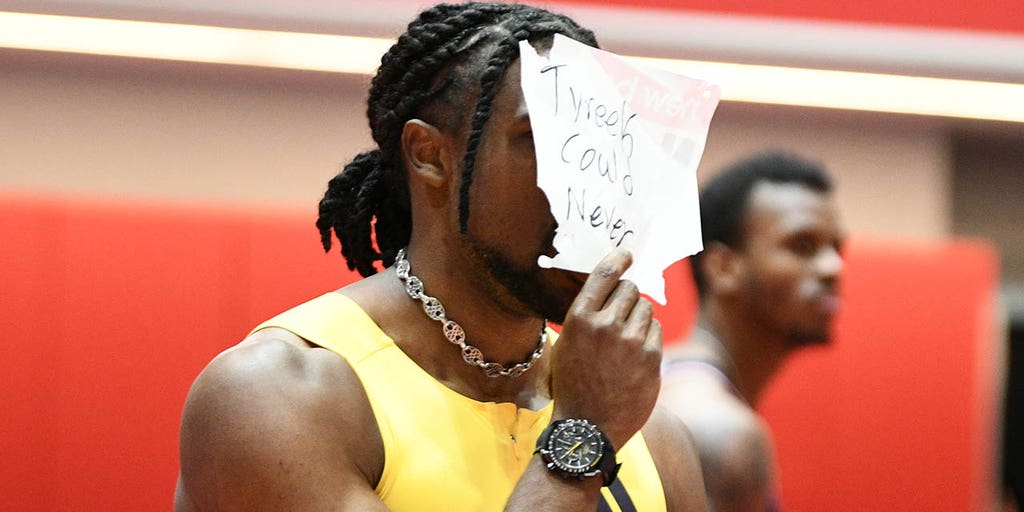 Olympics star Noah Lyles taunts NFL wide receiver Tyreek Hill after winning sprint