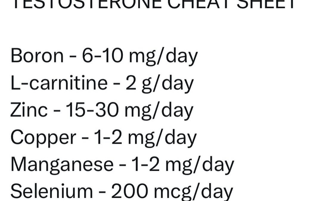 If you want discounts on supplements that support testosterone check out the Testosterone Support link in my bio. 👉 @dr…