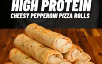 High Protein Cheesy Pepperoni Pizza Rolls! 🔥🍕🧀 by @panaceapalm ONLY 380 calories, 38g Protein! Easy High Protein Meal…