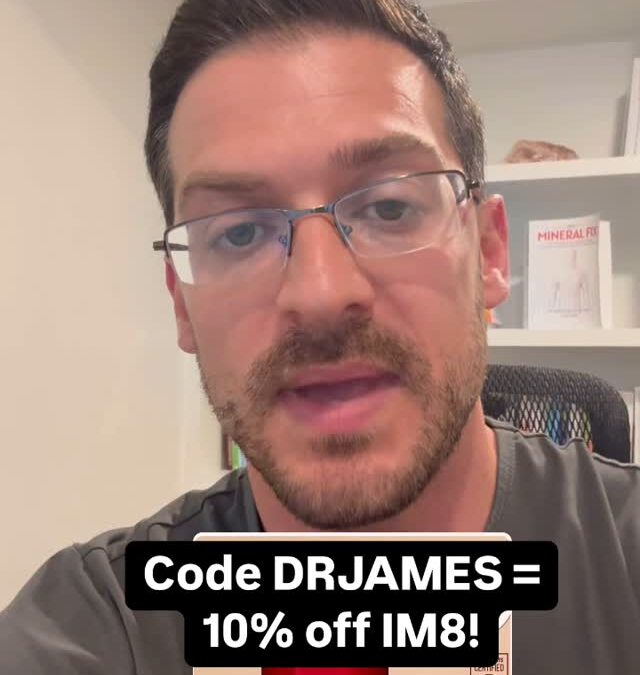 I get CoQ10 from @im8health. Code DRJAMES = 10% off and signing up for a subscription = another 20% off. IM8 Daily Ultim…