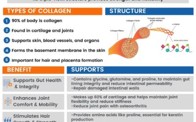 Collagen loss starts in your mid-20s and drops by 1-1.5% per year?! By the time you hit 40, you’ve lost 10-20%… and by 6…