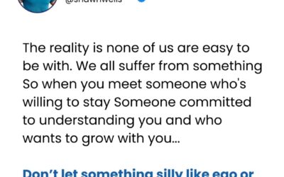 Read that again… and again. This hits deep. This is powerful. It can be really personal. We all have our own issues an…