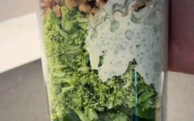 Say “YUM” if you would eat this Creamy Cucumber Avocado Broccoli Salad by @shredhappens This just might be my salad of t…