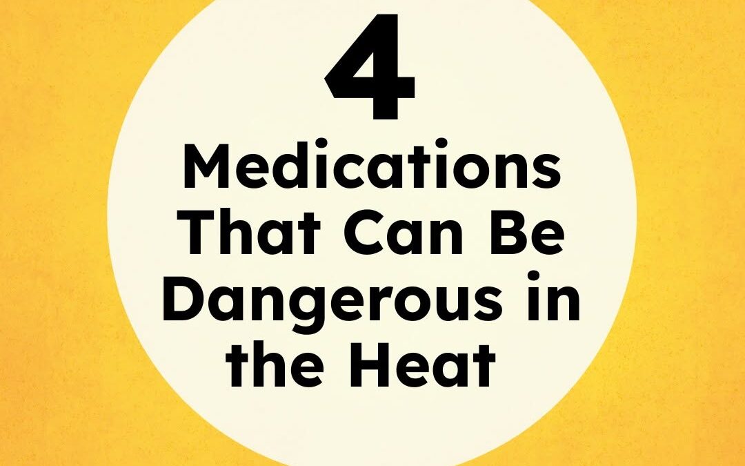 ☀️🌡️ Staying safe in this heat wave means more than just staying hydrated! Did you know some common medications can inc…