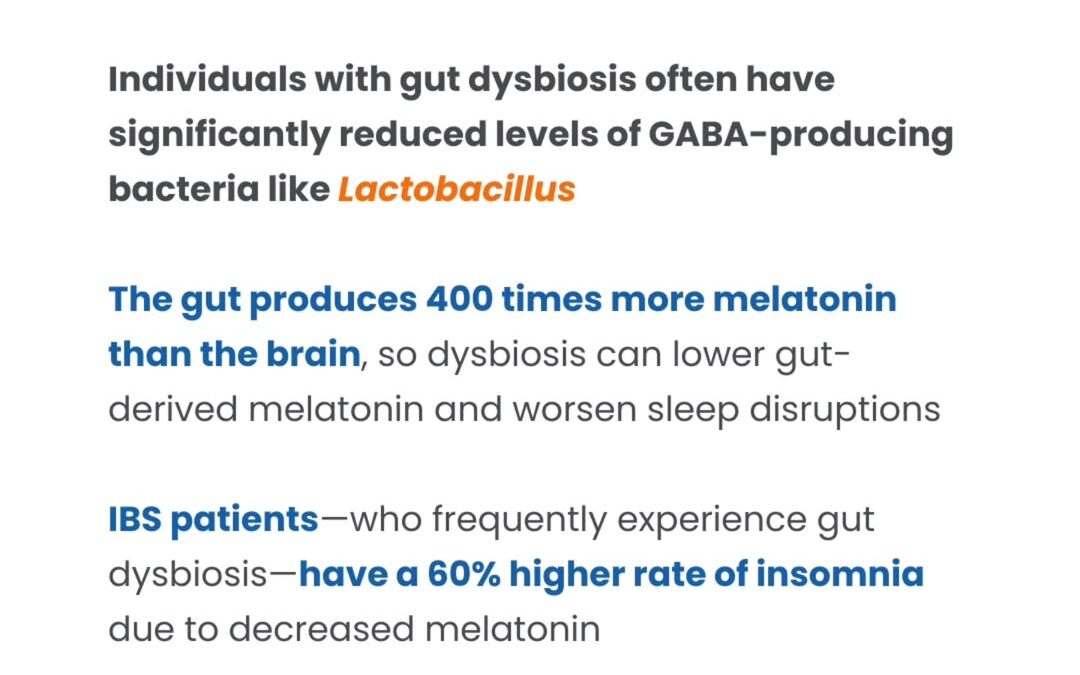 Sleep problems might not be a brain issue… but a gut issue?! If you deal with insomnia, nighttime anxiety, or restless s…