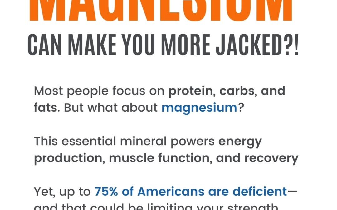 Most people focus on protein, creatine, and pre-workout. But magnesium is just as essential for building muscle, improvi…