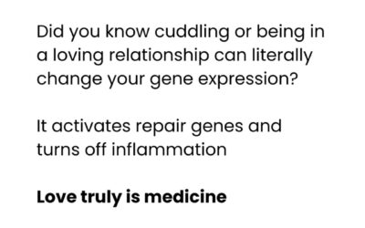 Wait, love changes your genes?! It’s not just poetry or feel-good fluff. Research shows that warm, affectionate connecti…