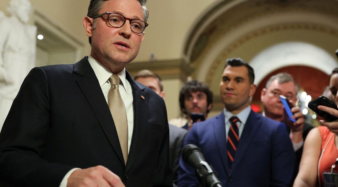 ‘Drives me crazy!’ Ex-GOP rep in disbelief watching Mike Johnson ‘lie’ on national TV